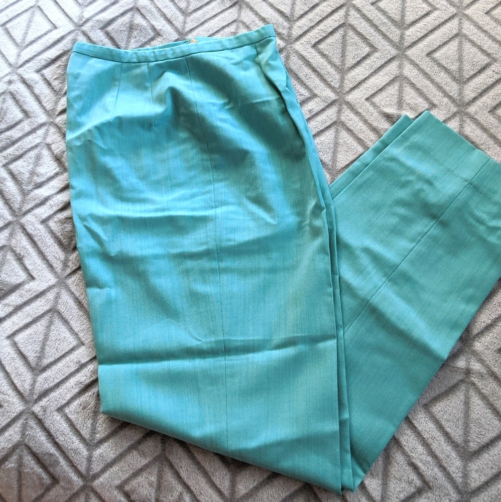 Teal Pendleton Pants - image 1